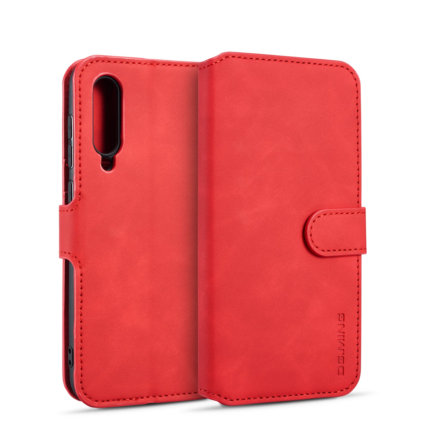 Retro Leather Edge Galaxy A70 Case with Hand Strap