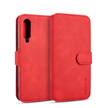 Retro Leather Edge Galaxy A70e Case with Hand Strap