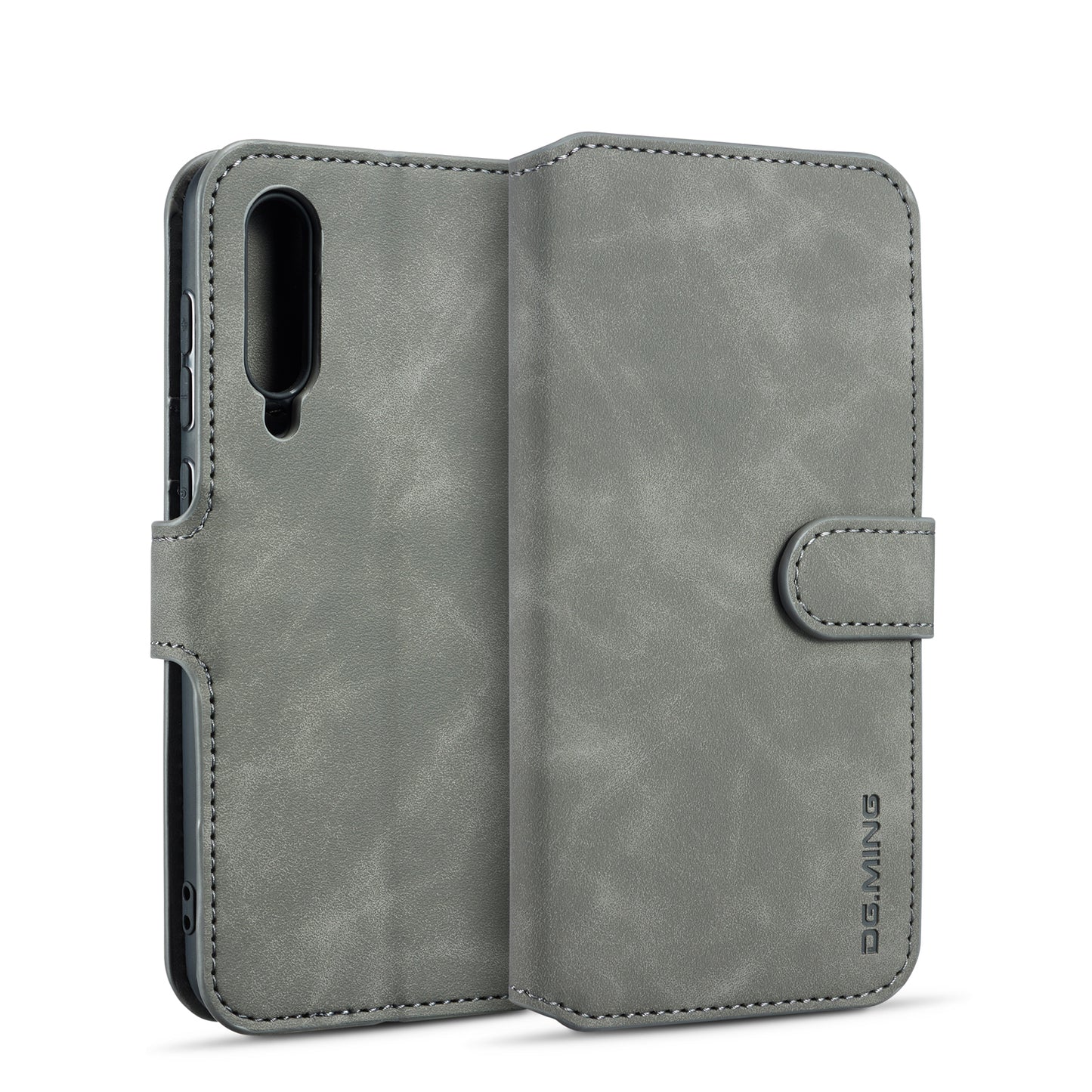 Retro Leather Edge Galaxy A70 Case with Hand Strap