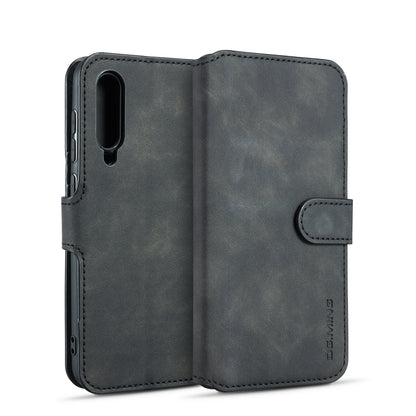 Retro Leather Edge Galaxy A70 Case with Hand Strap