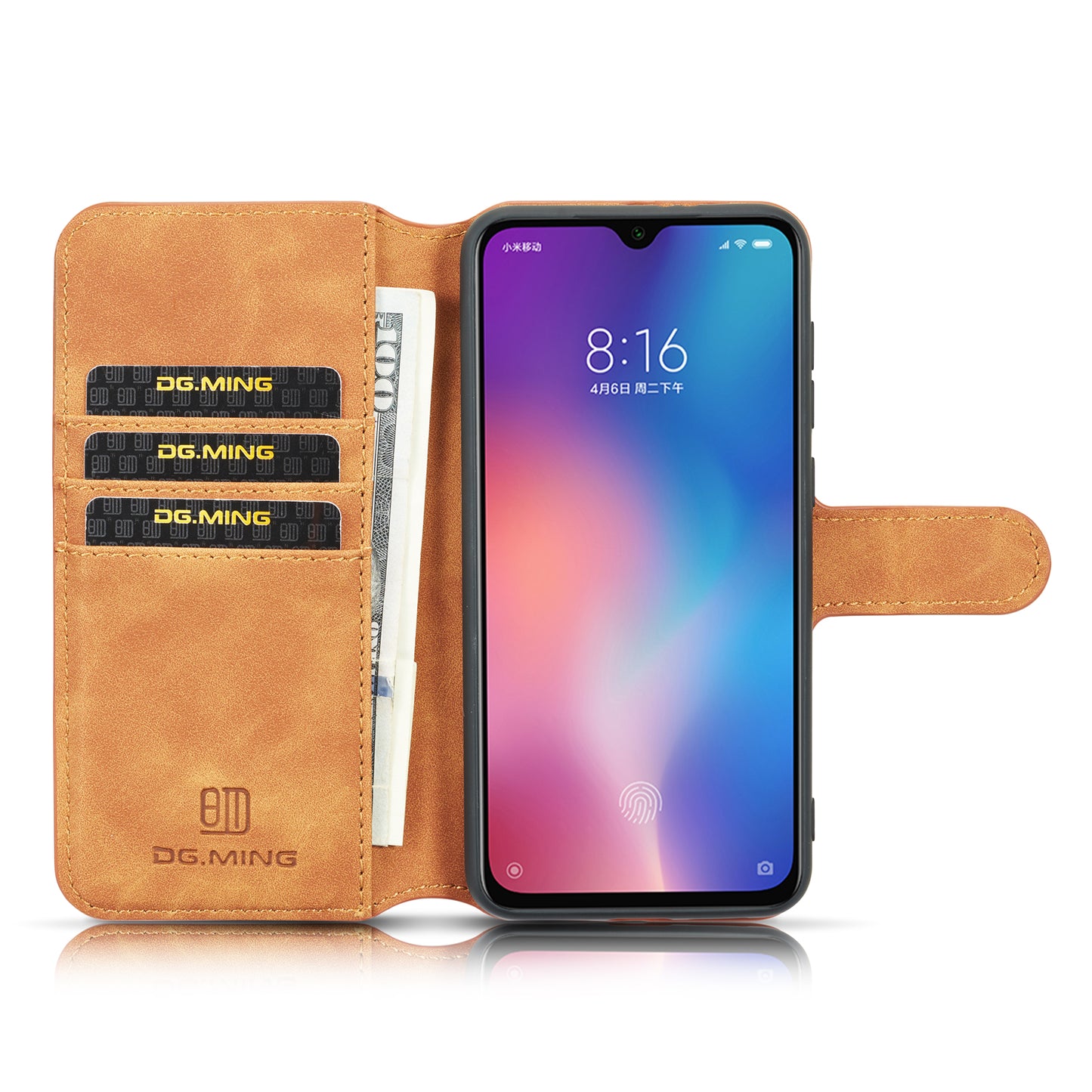 Retro Leather Edge Galaxy A70 Case with Hand Strap