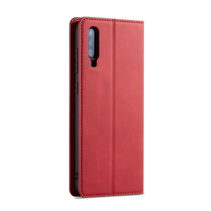 Illusion Slim Retro Leather Galaxy A70 Case Magnetic