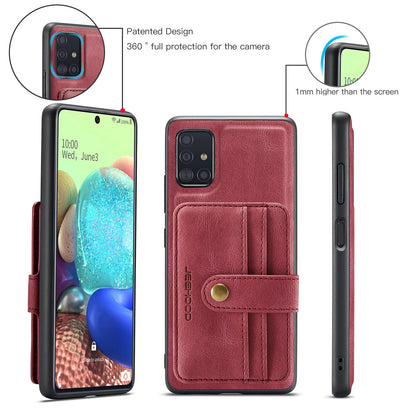 Powerful Magnetic Card Holder Galaxy A71 Case Detachable