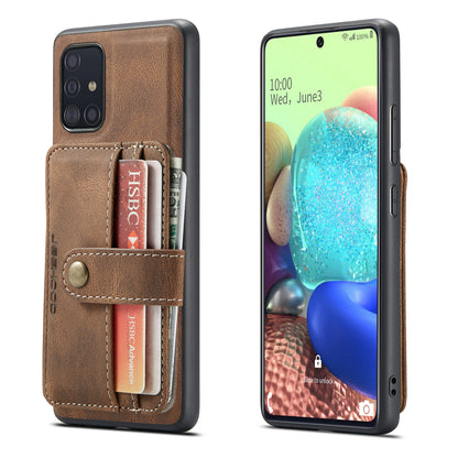 Powerful Magnetic Card Holder Galaxy A71 Case Detachable