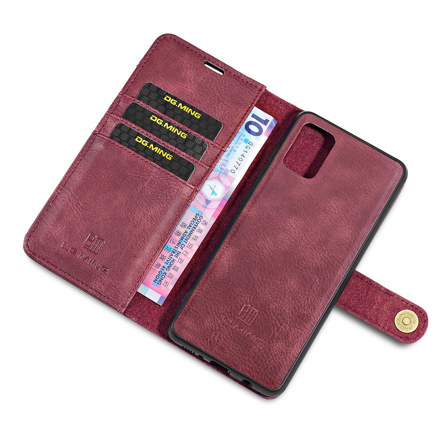 Wallet Detachable 2 In 1 Buckle Galaxy A71 Case Magnetic