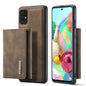 Retro Detachable Fold Wallet Galaxy A71 Case Magnetic Clip