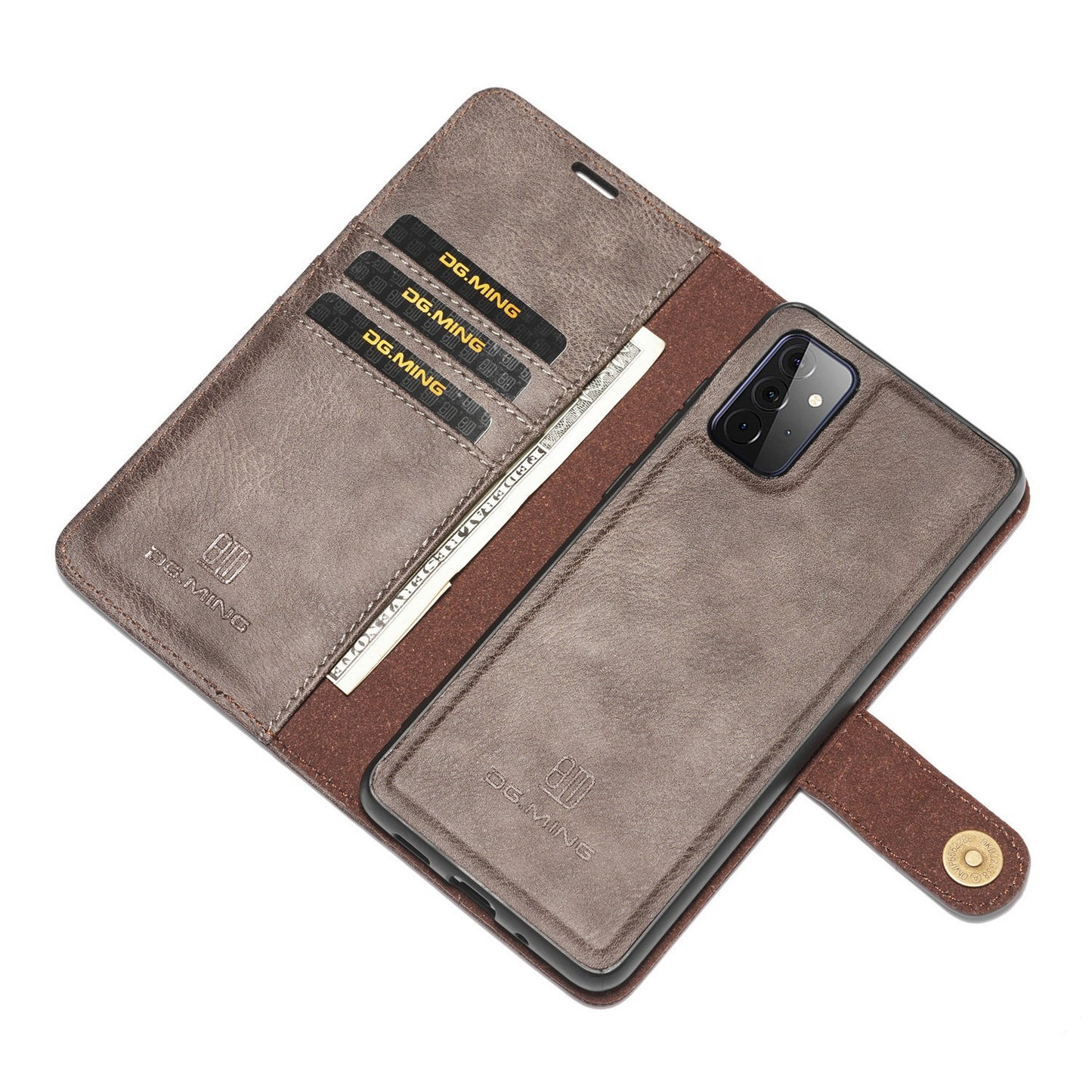 Wallet Detachable 2 In 1 Buckle Galaxy A72 Case Magnetic