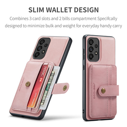 Powerful Magnetic Card Holder Galaxy A73 Case Detachable