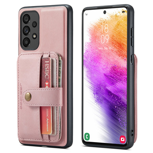 Powerful Magnetic Card Holder Galaxy A73 Case Detachable