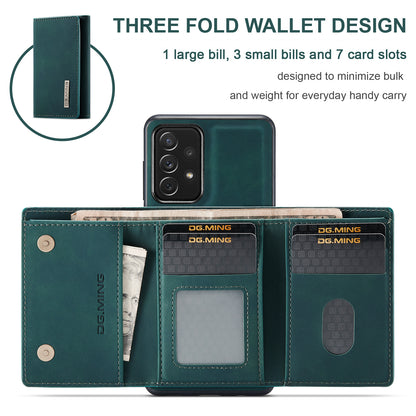 Retro Detachable Fold Wallet Galaxy A73 Case Magnetic Clip