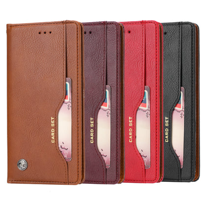 Classical Knead Leather Galaxy A80 Case with Notes Pocket