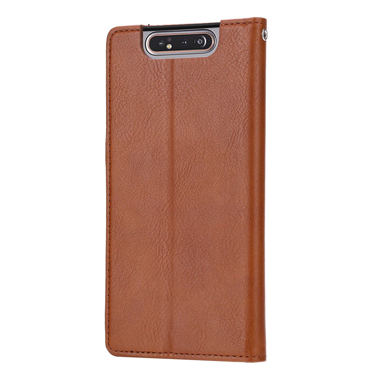 Classical Knead Leather Galaxy A90 Case with Notes Pocket