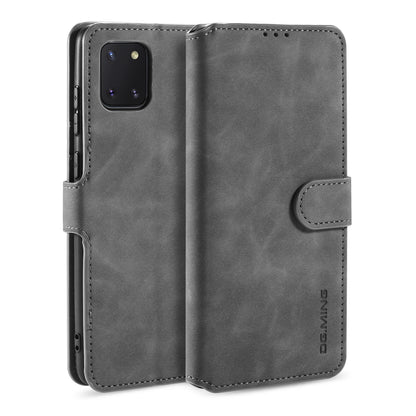 Retro Leather Edge Galaxy A81 Case with Hand Strap