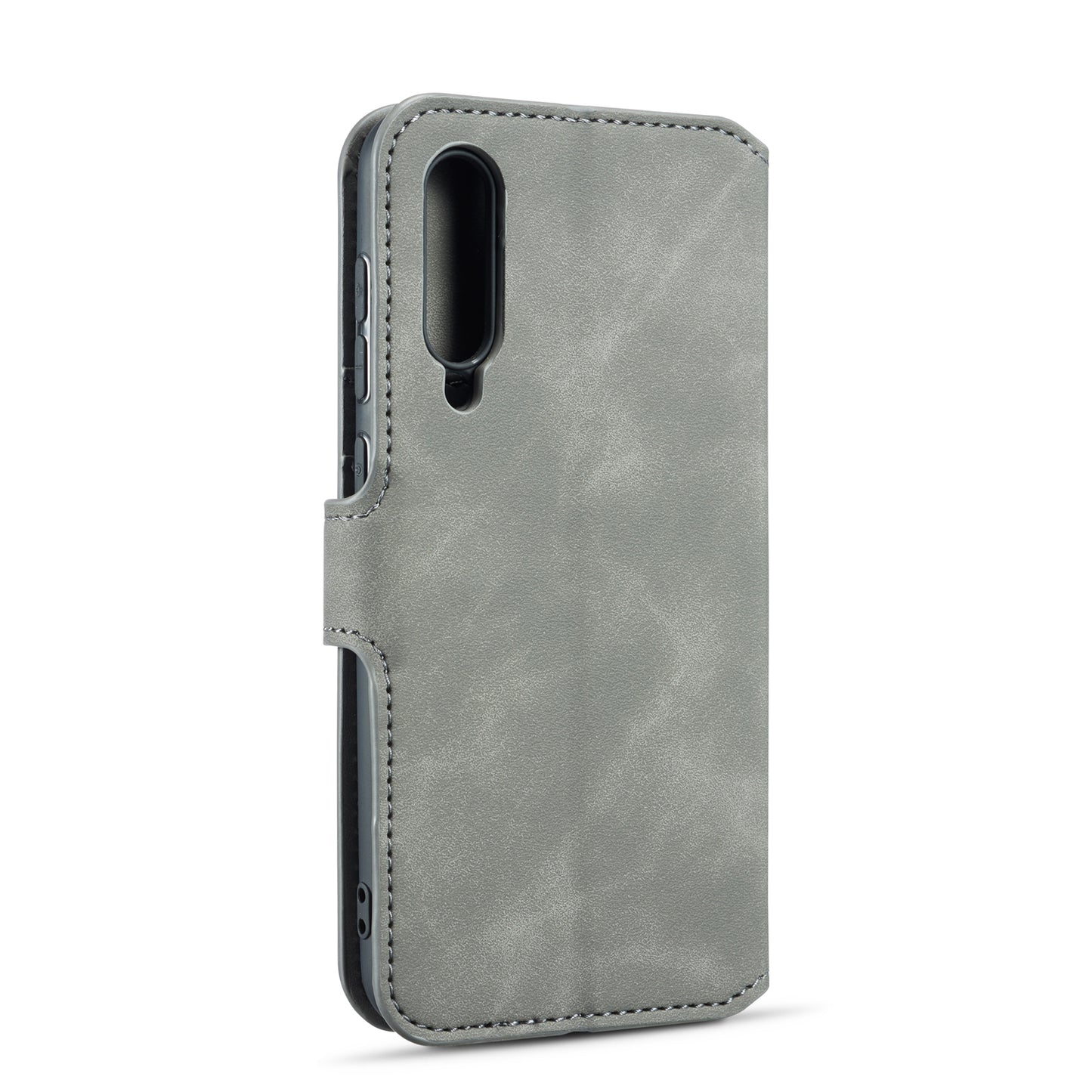 Retro Leather Edge Galaxy A90 Case with Hand Strap