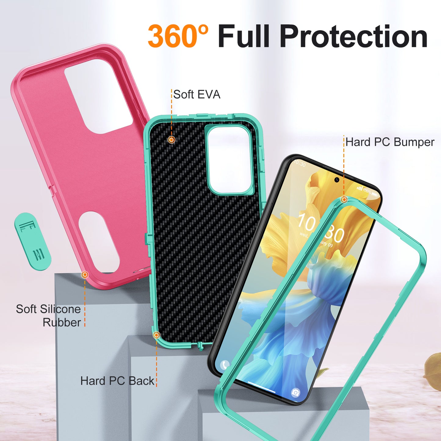 Defender Stand Galaxy A54 Case Military Protection