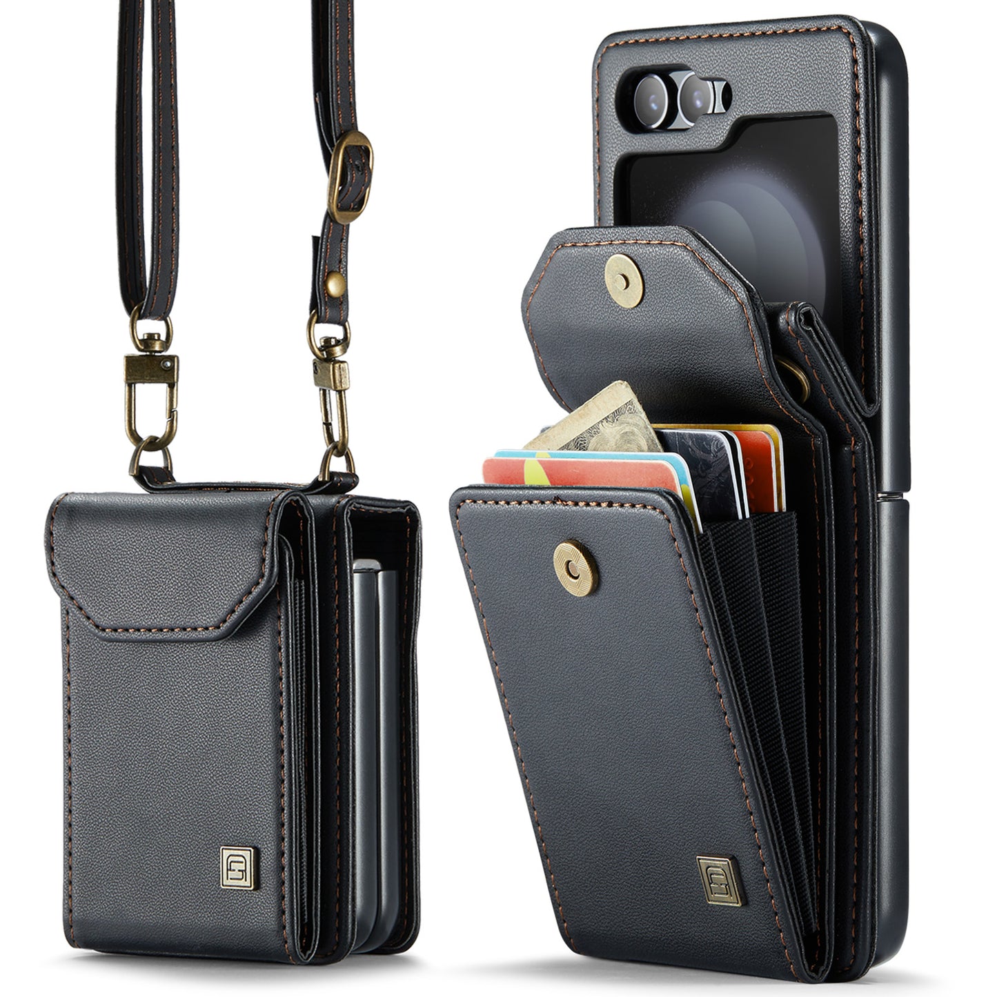 Organ Card Holder Galaxy Z Flip5 Case with Shoulder Strap