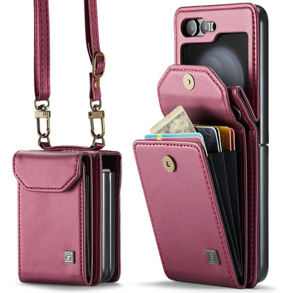 Organ Card Holder Galaxy Z Flip5 Case with Shoulder Strap