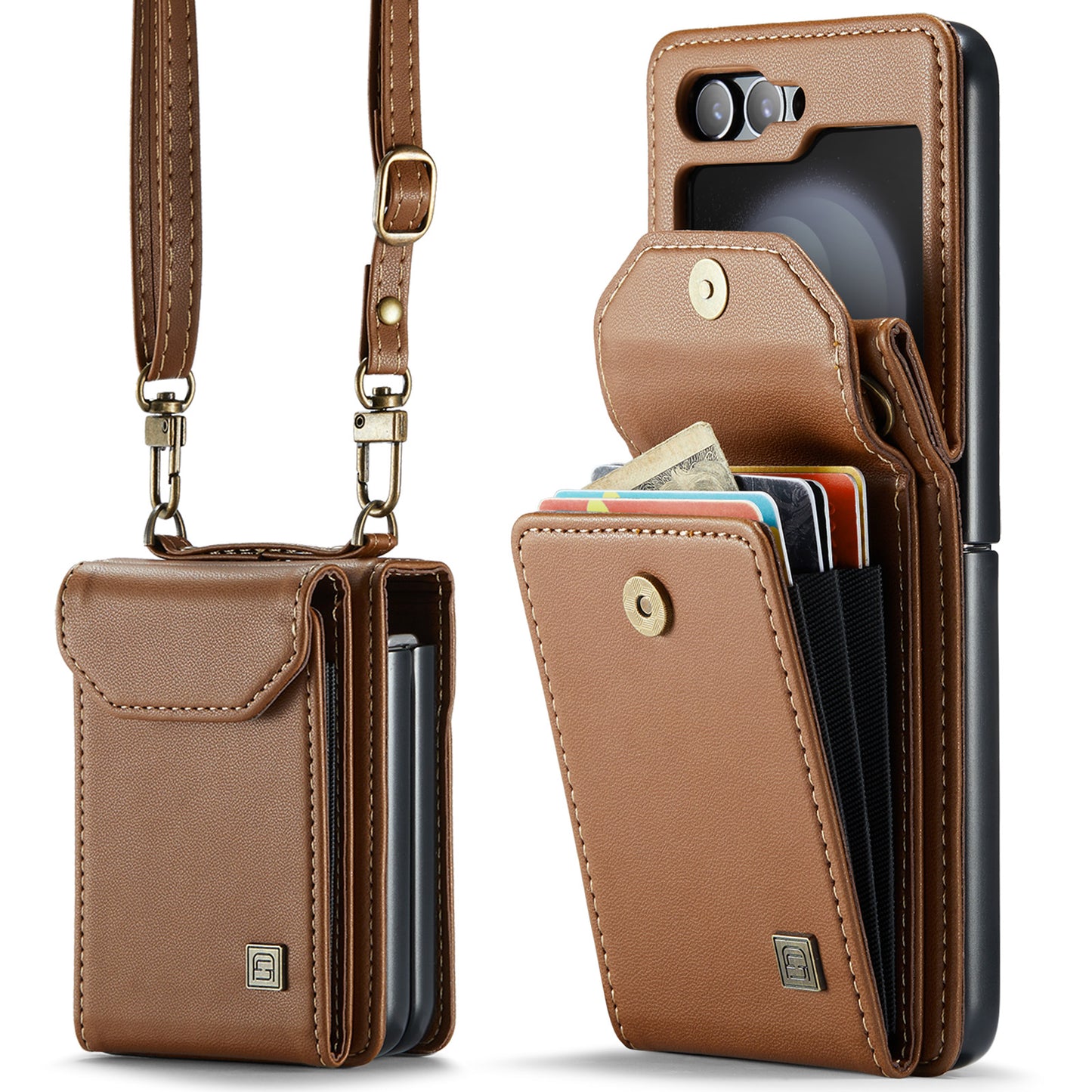 Organ Card Holder Galaxy Z Flip5 Case with Shoulder Strap