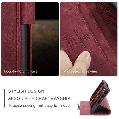 Luxury Retro Leather Galaxy Note10 Case Magnetic Buckle RFID