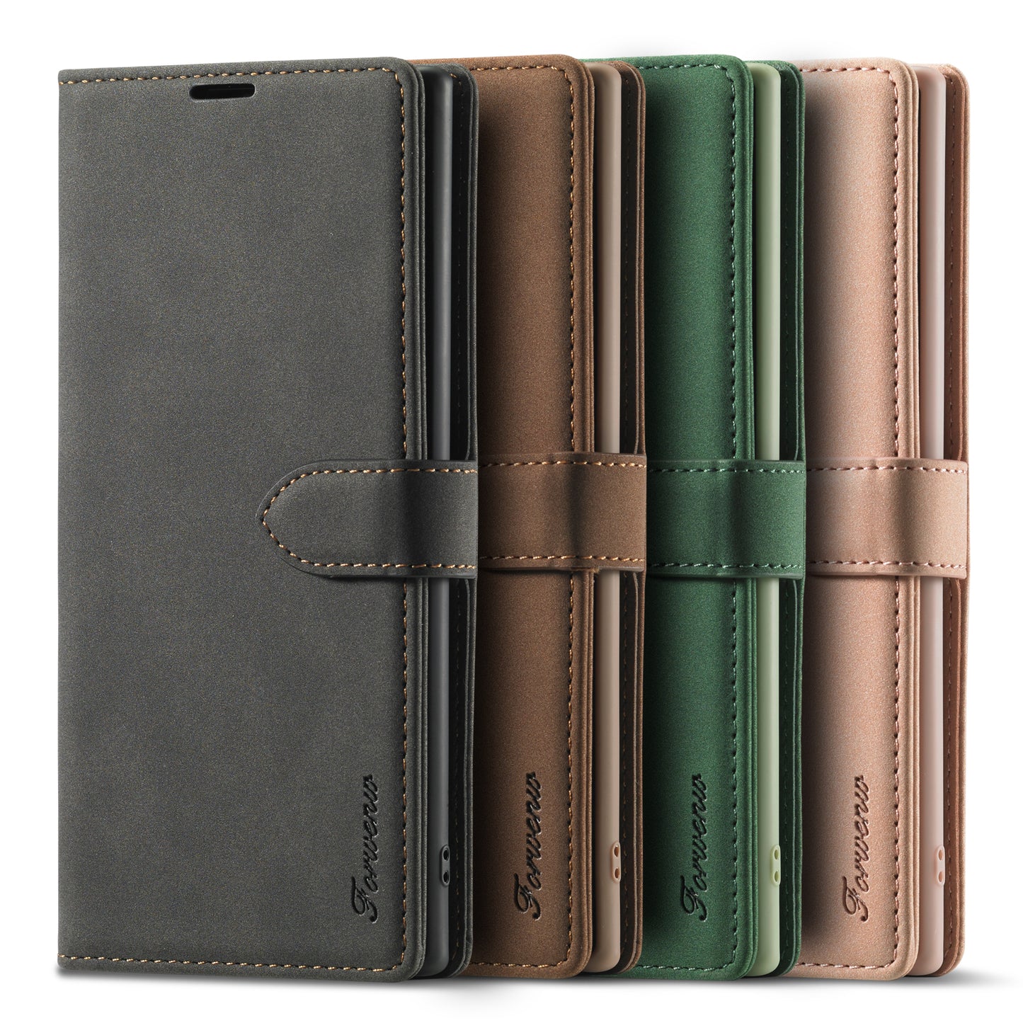 Gentry Slim Wallet Stand Galaxy Note10 Case Buckle