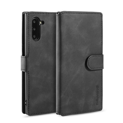 Retro Leather Edge Galaxy Note10 Case with Hand Strap