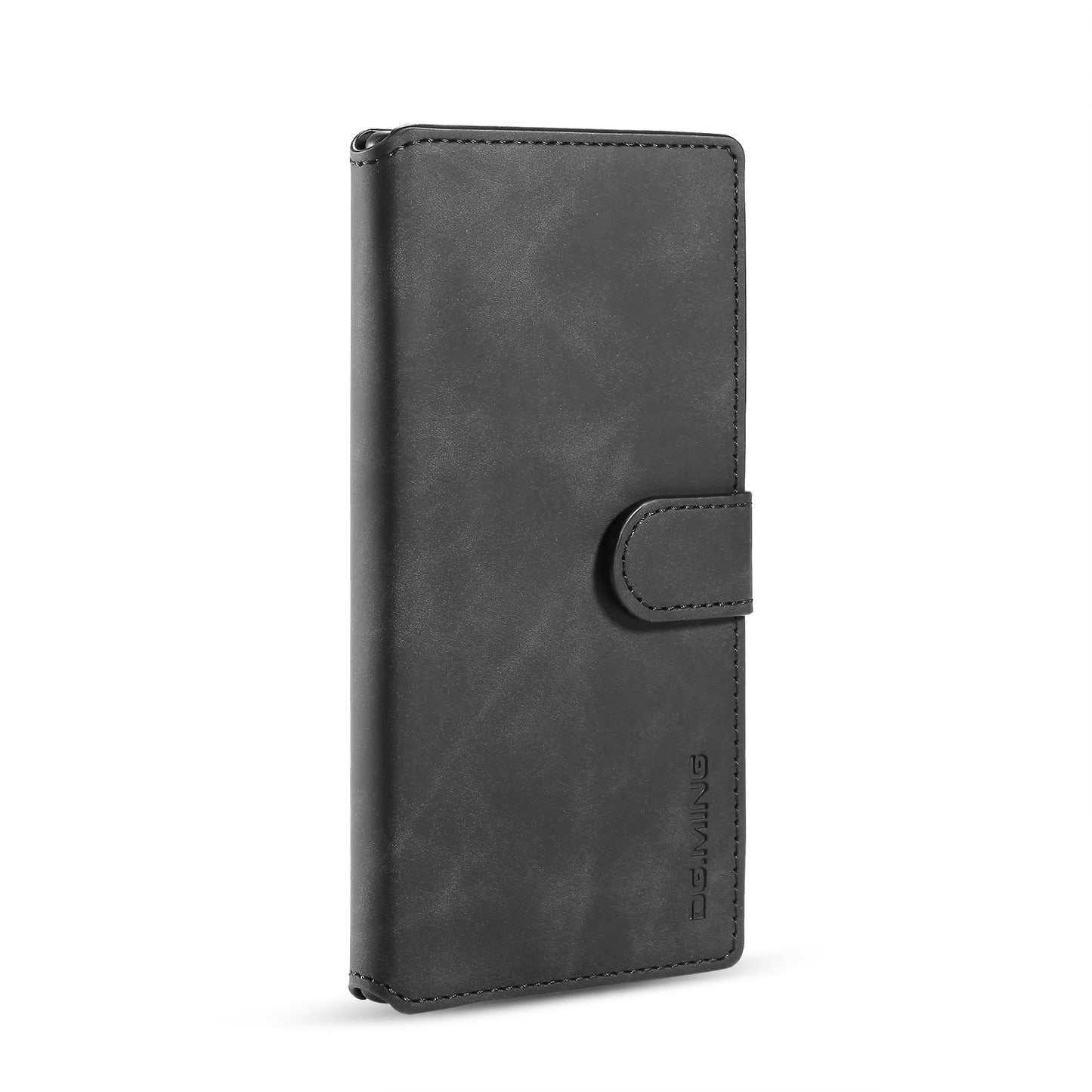 Retro Leather Edge Galaxy Note10 Case with Hand Strap