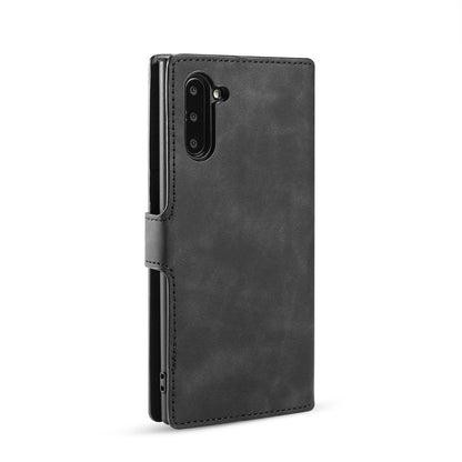 Retro Leather Edge Galaxy Note10 Case with Hand Strap