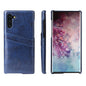 Oil Waxed Leather Card Holder Galaxy Note10+ Case Back