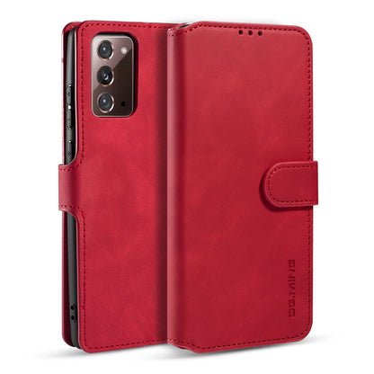 Retro Leather Edge Galaxy Note20 Case with Hand Strap