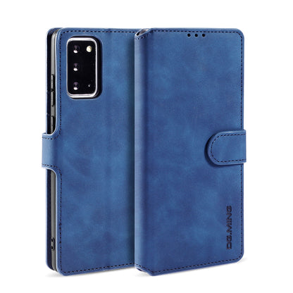 Retro Leather Edge Galaxy Note20 Case with Hand Strap