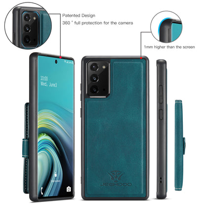 Magnetic Detachable Card Holder Galaxy Note20 Ultra Case Leather Flip