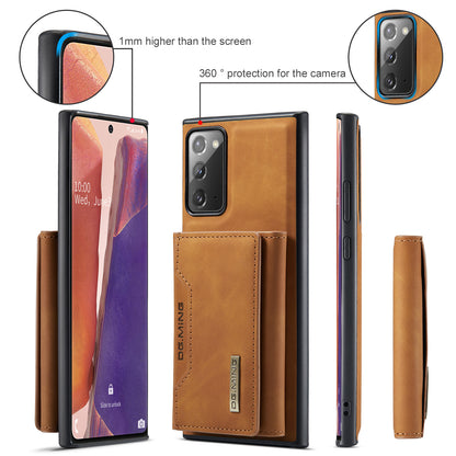 Retro Detachable Fold Card Holder Galaxy Note20 Case Magnetic Clip