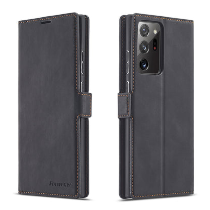 Illusion Slim Retro Leather Galaxy Note20 Ultra Case Magnetic