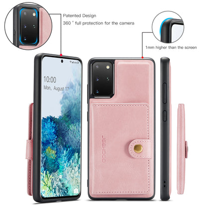 Magnetic Detachable Card Holder Galaxy S20+ Case Leather Flip