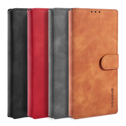 Retro Leather Edge Galaxy Note20 Ultra Case with Hand Strap