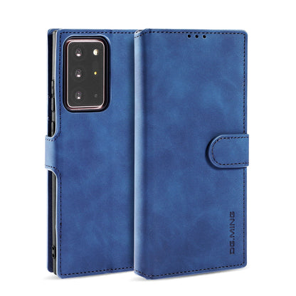 Retro Leather Edge Galaxy Note20 Ultra Case with Hand Strap