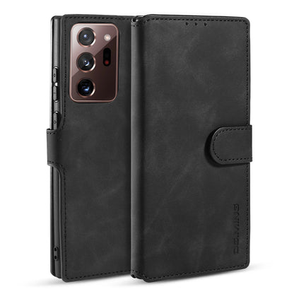 Retro Leather Edge Galaxy Note20 Ultra Case with Hand Strap