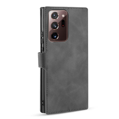 Retro Leather Edge Galaxy Note20 Ultra Case with Hand Strap