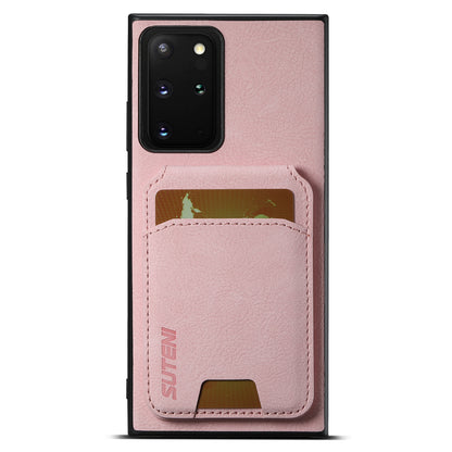 Litchi Leather Card Bag Galaxy Note20 Ultra Case Magnetic