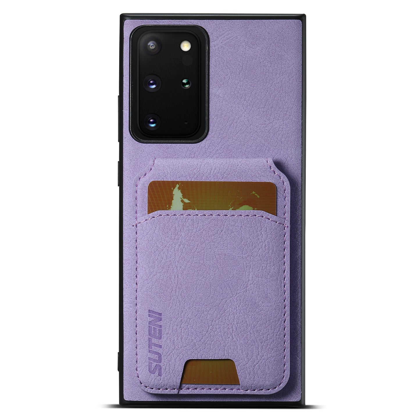 Litchi Leather Card Bag Galaxy Note20 Case Magnetic