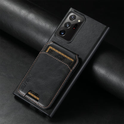 Oil Wax Leather Card Bag Galaxy Note20 Case Magnetic