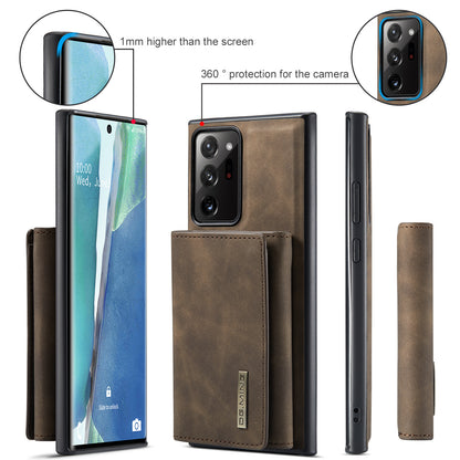 Retro Detachable Fold Wallet Galaxy Note20 Ultra Case Magnetic Clip