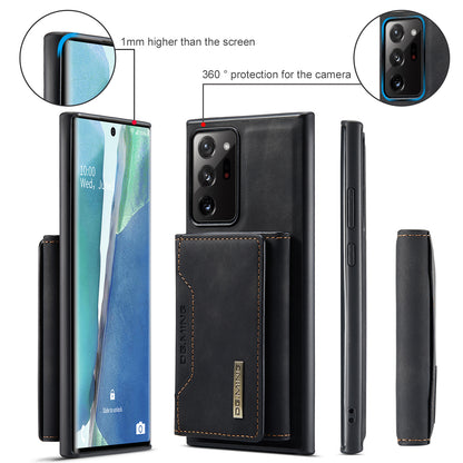 Retro Detachable Fold Card Holder Galaxy  Note20 Ultra Case Magnetic Clip