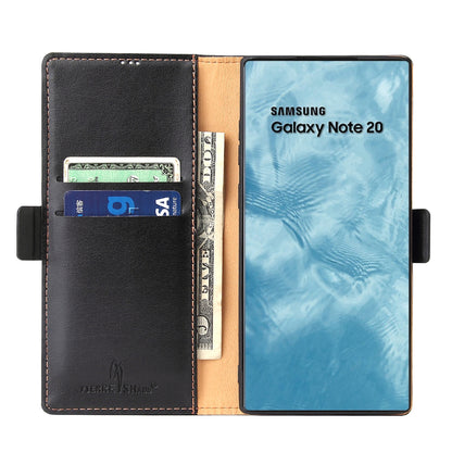 PU Leather Galaxy Note20 Ultra Case Wallet Stand Texture Deluxe