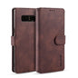 Retro Leather Edge Galaxy Note8 Case with Hand Strap