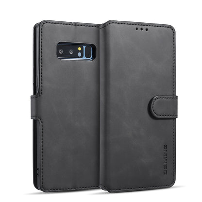 Retro Leather Edge Galaxy Note8 Case with Hand Strap