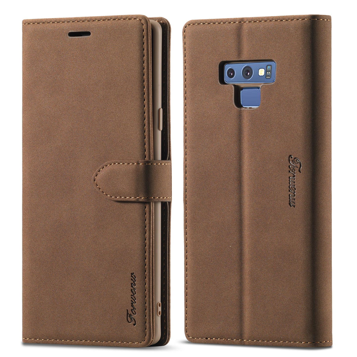 Gentry Slim Wallet Stand Galaxy Note9 Case Buckle