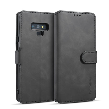 Retro Leather Edge Galaxy Note9 Case with Hand Strap