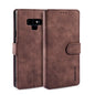 Retro Leather Edge Galaxy Note9 Case with Hand Strap