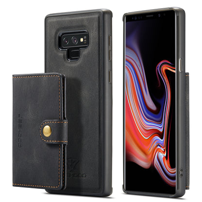 Magnetic Detachable Card Holder Galaxy Note9 Case Leather Flip